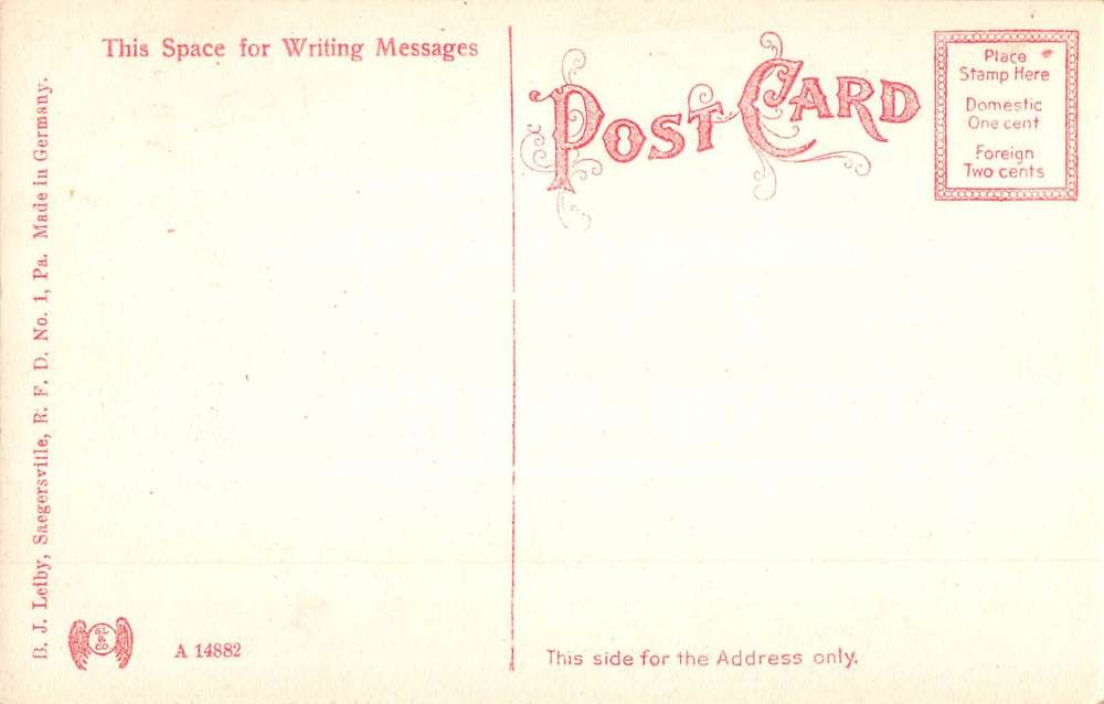 Germans Corner Pennsylvania Planing Mill Street View Antique Postcard K79637 - Image 2