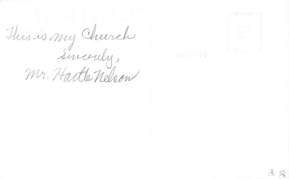 Galesburg Illinois First Lutheran Church Real Photo Antique Postcard K79680 - Image 2