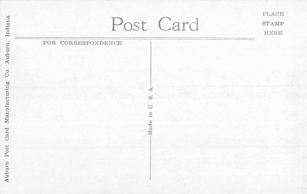 Hamilton Indiana School House Mill Pond Antique Postcard K80382 - Image 2