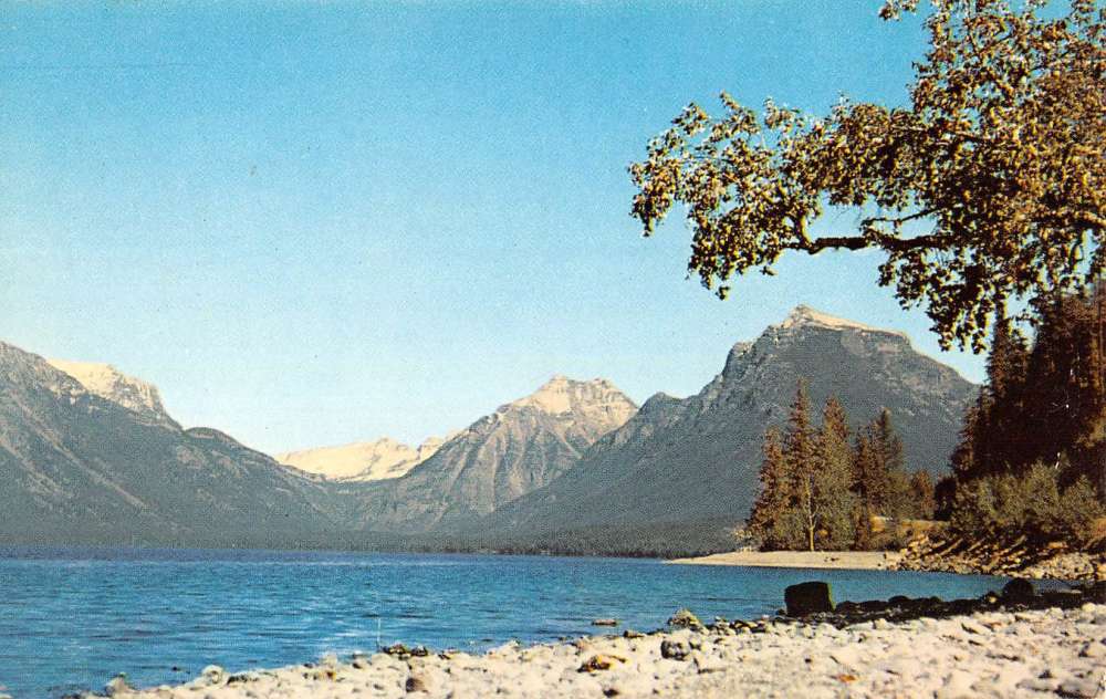 Group Of 10 Glacier Park Montana Lodge Scenic View Vintage Postcards K80702 - Image 2