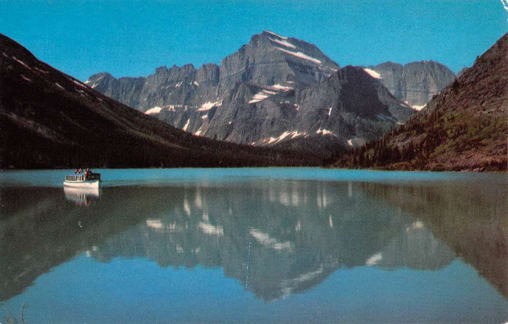 Group Of 10 Glacier Park Montana Lodge Scenic View Vintage Postcards K80702 - Image 4