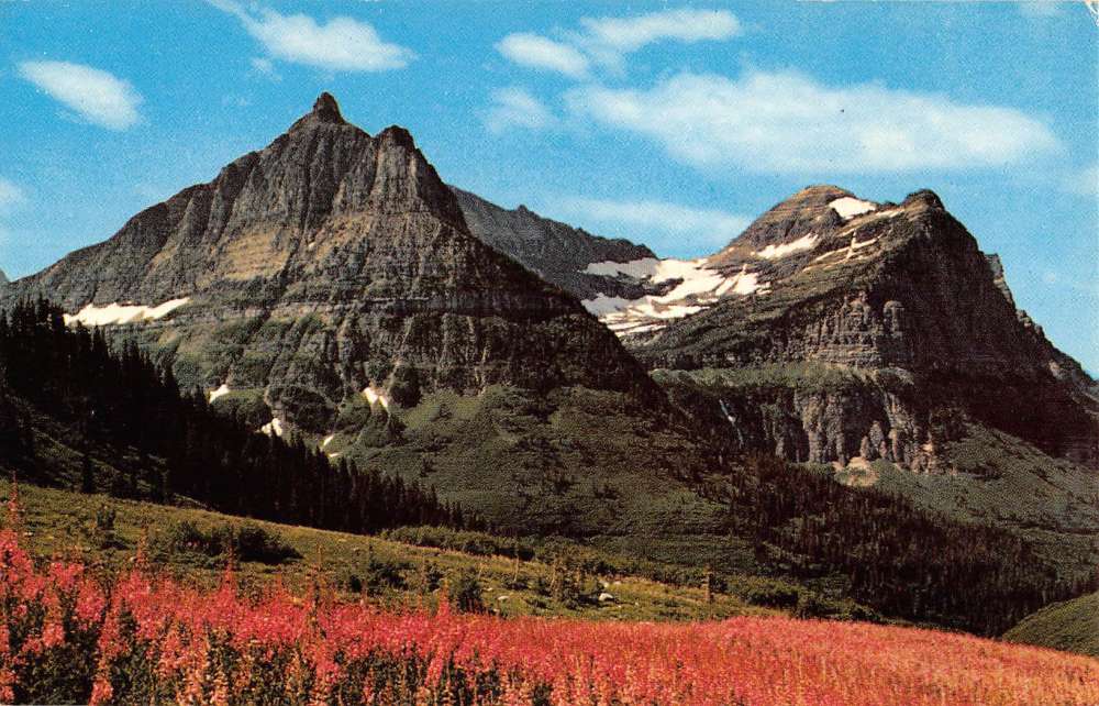 Group Of 10 Glacier Park Montana Lodge Scenic View Vintage Postcards K80702 - Image 6
