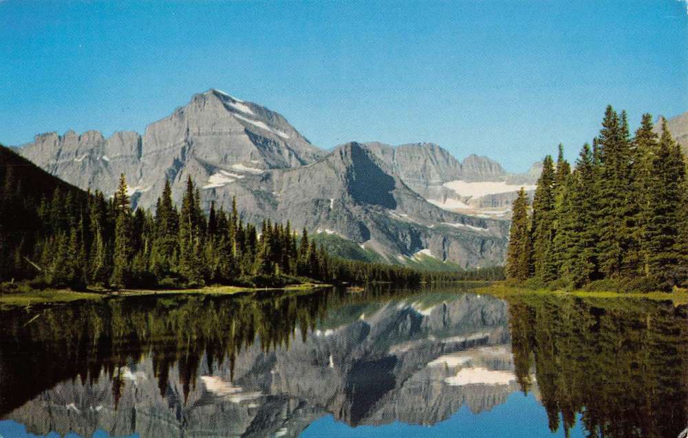 Group Of 10 Glacier Park Montana Lodge Scenic View Vintage Postcards K80702 - Image 10