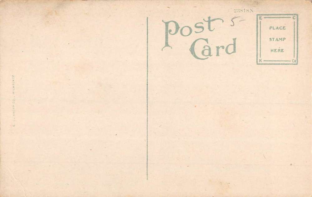 Elm Grove Wisconsin Convent Cemetery Abbelen Tomb Antique Postcard K80813 - Image 2