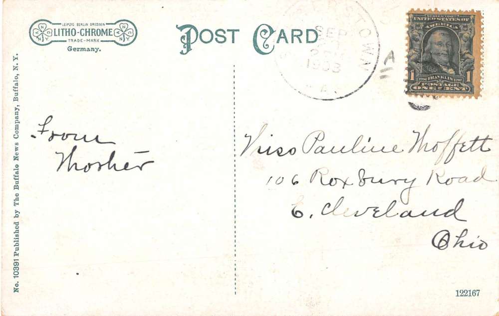 Saegerstown Pennsylvania On The River Scenic View Antique Postcard K81175 - Image 2