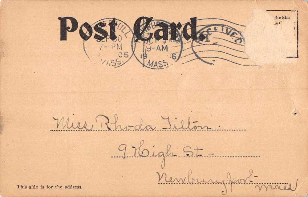 Kents Hill Maine Historic Bldg Street View Antique Postcard K81234 - Image 2