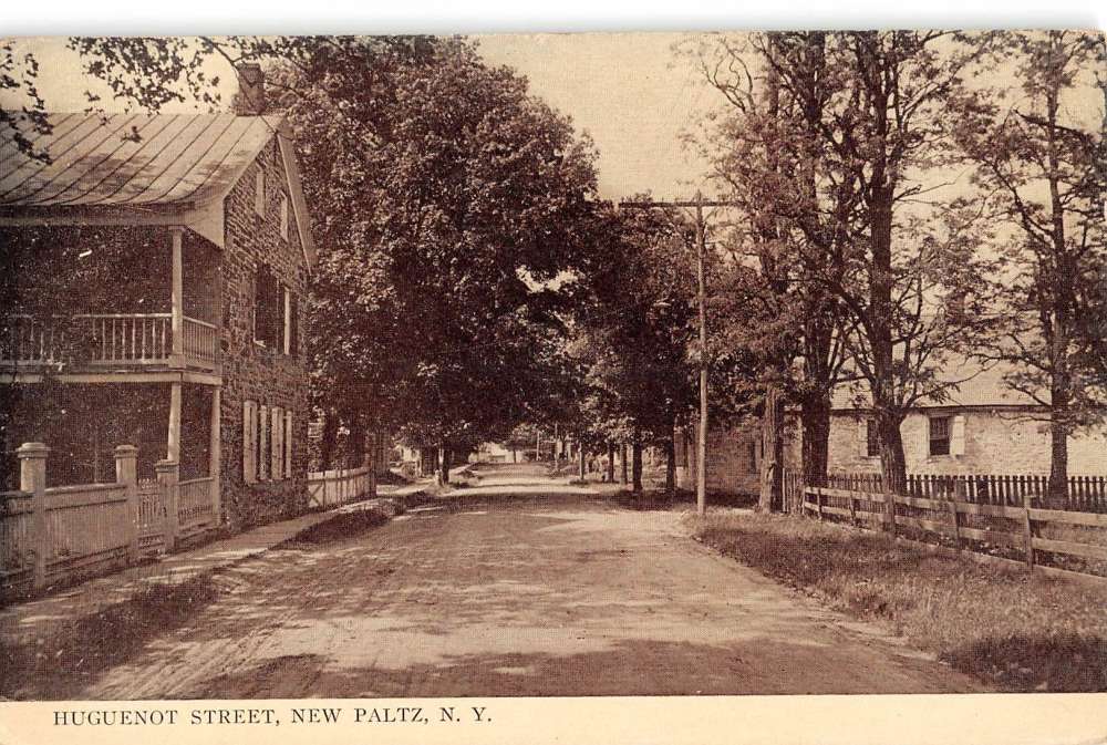 New Paltz New York Huguenot Street Scene Historic Bldgs Antique