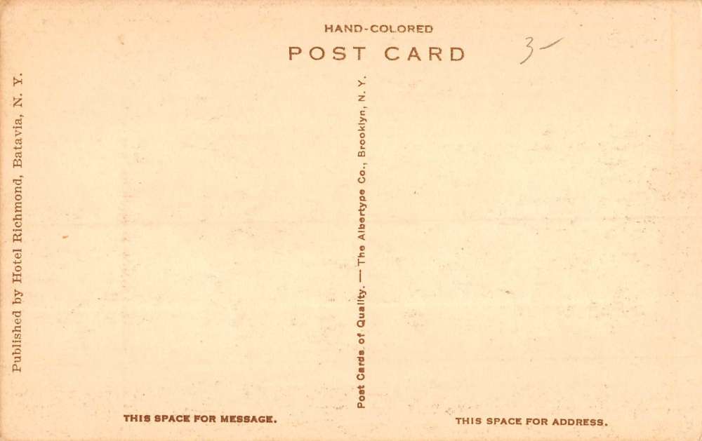 Batavia New York State School For The Blind Antique Postcard K82081 - Image 2