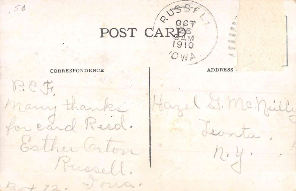 Chariton Iowa Reservoirt Waterfront Antique Postcard K83015 - Image 2