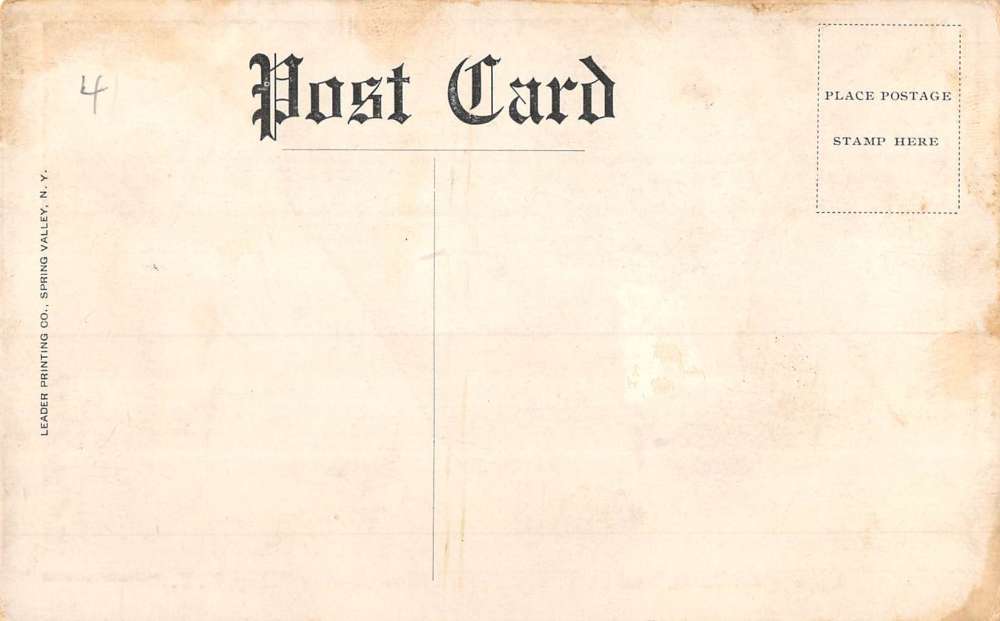 Spring Valley New York Upper Main Street Scene Antique Postcard K83137 - Image 2