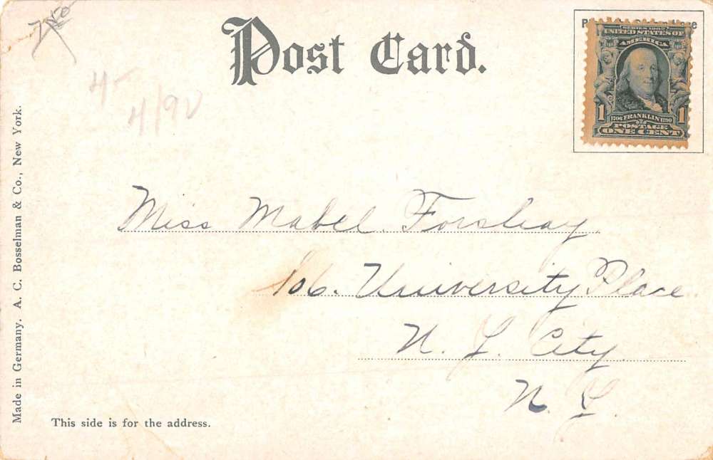 Spring Valley New York Main Street Scene Historic Bldgs Antique Postcard K83190 - Image 2