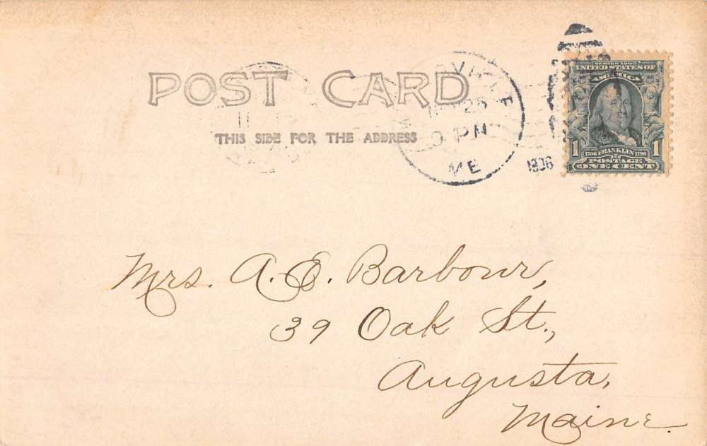 Harmony Maine Bay Waterfront Real Photo Antique Postcard K83507 - Image 2