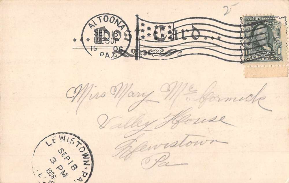 Altoona Pennsylvania Ant Hill Scenic View Antique Postcard K83579 - Image 2