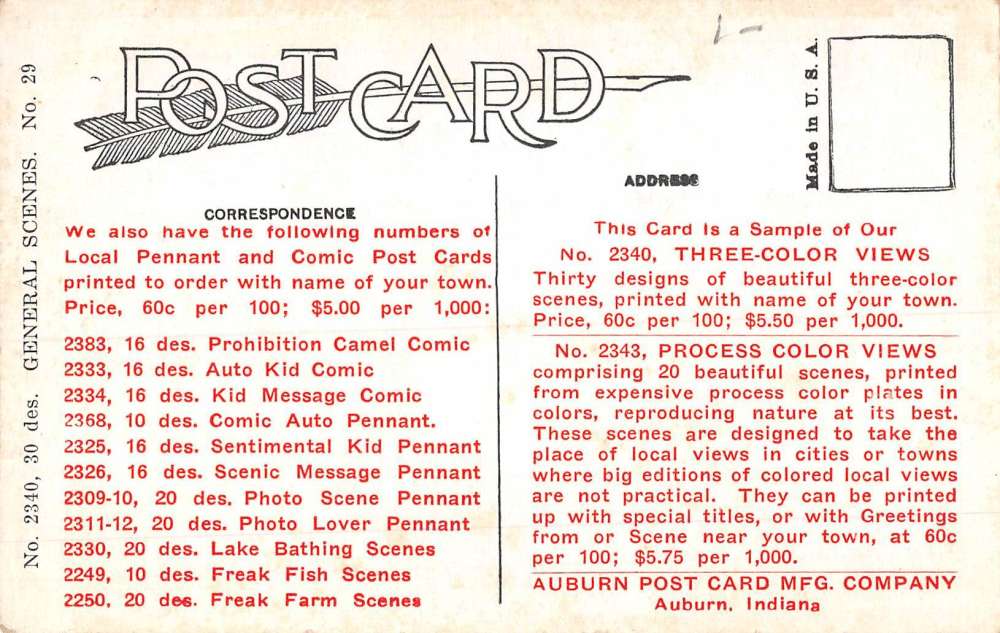 Simla Colorado Scenic Roadway Greeting Antique Postcard K83630 - Image 2