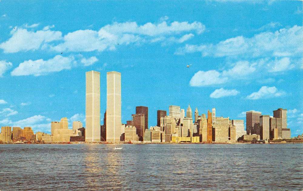 New York City Lower Manhattan Panorama Vintage Postcard K83692 Mary L