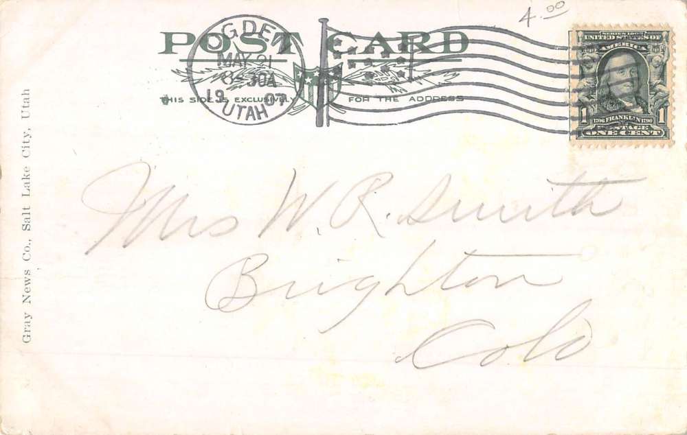 Snake River Idaho Glenns Ferry Waterfront Antique Postcard K84023 - Image 2