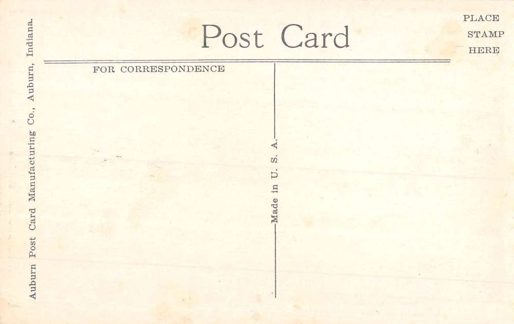 Butler Indiana Lincoln Garage Street View Antique Postcard K84067 - Image 2