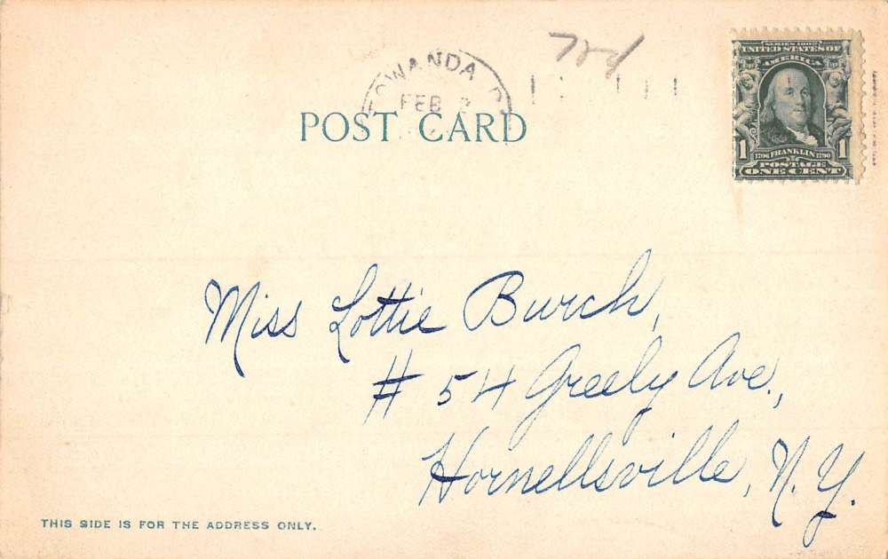 Towanda Pennsylvania ME Church Street View Antique Postcard K84458 - Image 2