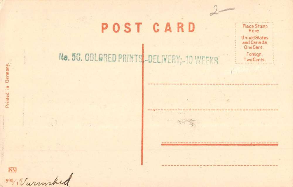 Garden Grove Iowa Nature Scene Waterfront Antique Postcard K84497 - Image 2