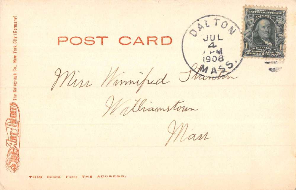 Dalton Massachusetts Wizards Glen Roadway Antique Postcard K84798 - Image 2