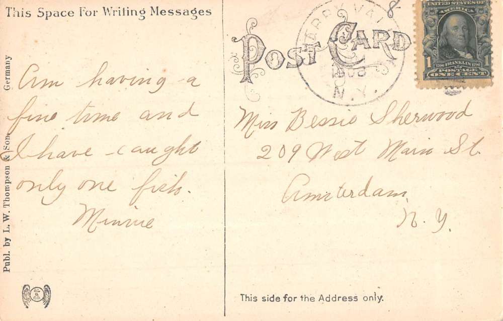 Cherry Valley New Hampshire Upper Main Street Scene Antique Postcard K85370 - Image 2