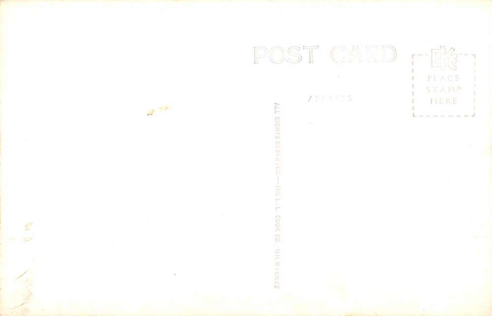 Grinnell Iowa Alumni Hall Entrance Real Photo Antique Postcard K85643 - Image 2