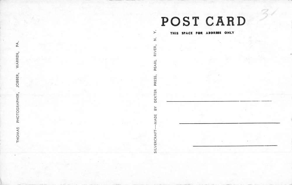 Tionesta Pennsylvania Reservoir Birdseye View Antique Postcard K85723 - Image 2