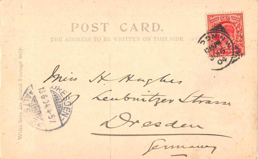 Parkeston England Continental Boats Harbor View Antique Postcard J74390 - Image 2