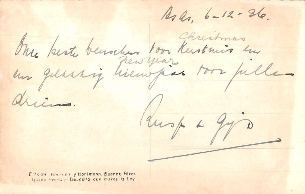 La Rioja Argentina Scenic View Real Photo Antique Postcard J74406 - Image 2