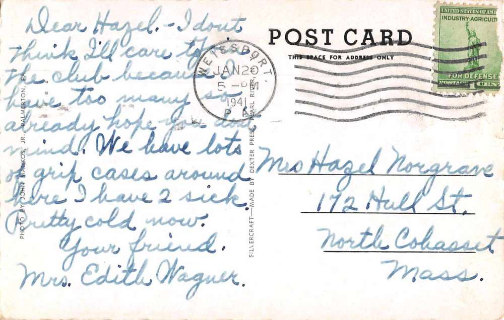 Lehighton Pennsylvania Main Street Looking North Antique Postcard J74681 - Image 2