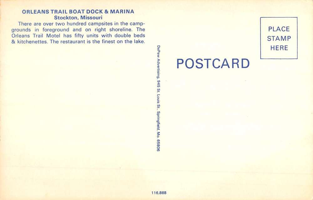 Stockton Massachusetts Orleans Trail Boat Dock Vintage Postcard K86611 - Image 2