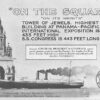 Panama Pacific Expo Tower of Jewels and SS Congress Antique Postcard J75332