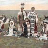Native Americana Indian Chief's Squaws Antique Postcard J75573