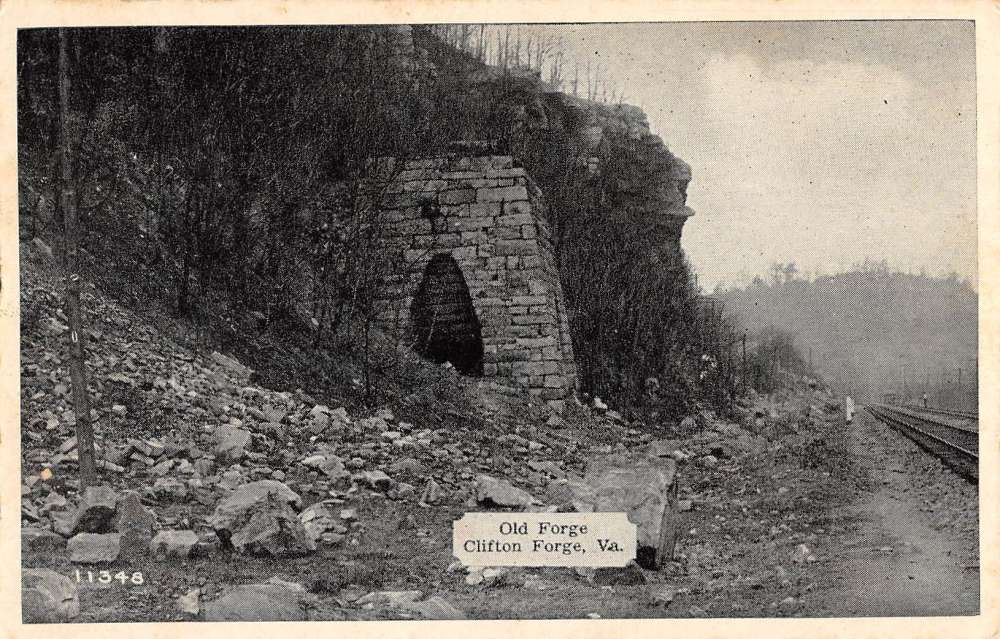 Clifton Virginia Scenic Ruin Railroad Antique Postcard K89003