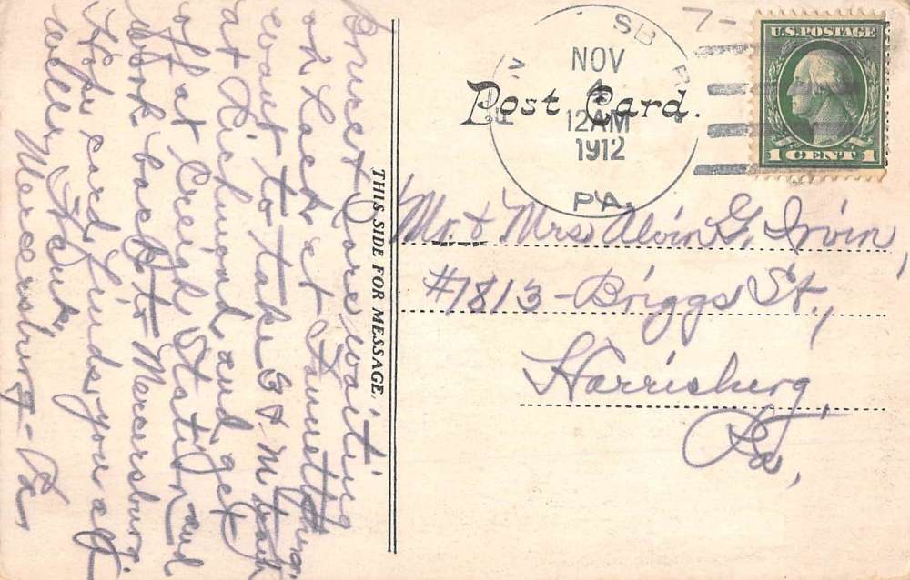 Mercersburg Pennsylvania Historic Bldg Multiview Antique Postcard K89090 - Image 2