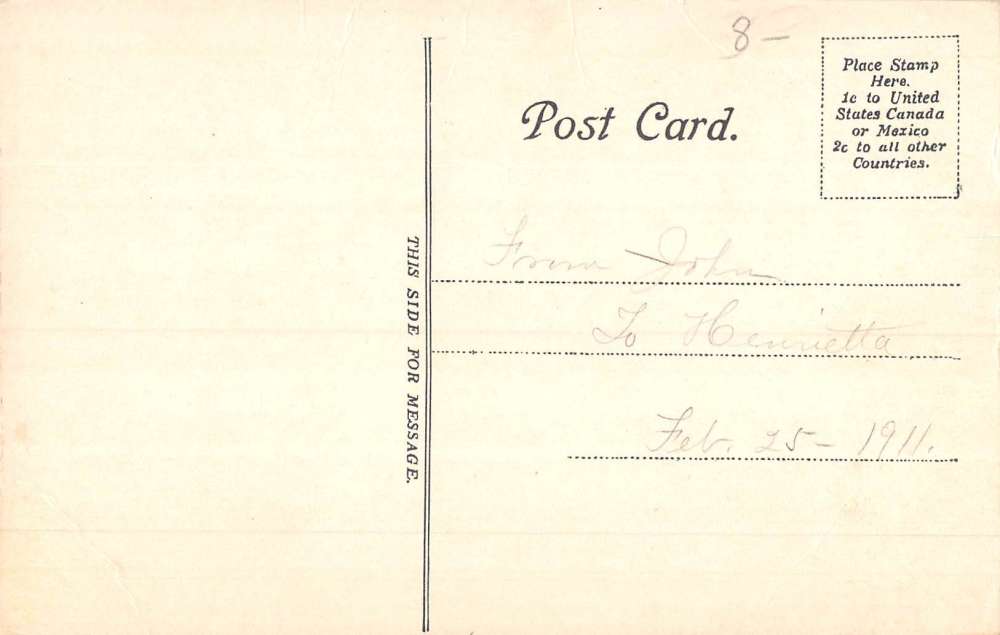 Mercersburg Pennsylvania Academy Laucks Hall Antique Postcard K89179 - Image 2