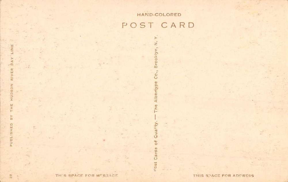 Bear Mountain Park New York Hessian Lake Birdseye View Antique Postcard K89524 - Image 2