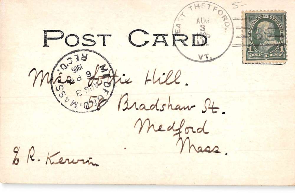 Fairlee Vermont Midway Lake Morey Waterfront Antique Postcard K89614 - Image 2