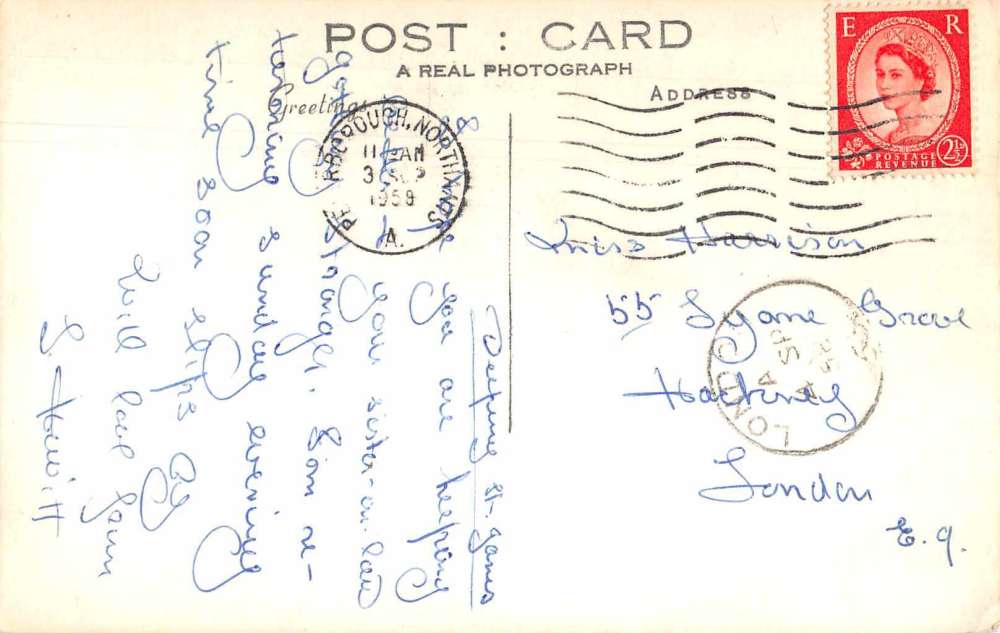 Deeping St James England The Cross Real Photo Antique Postcard J76019 - Image 2