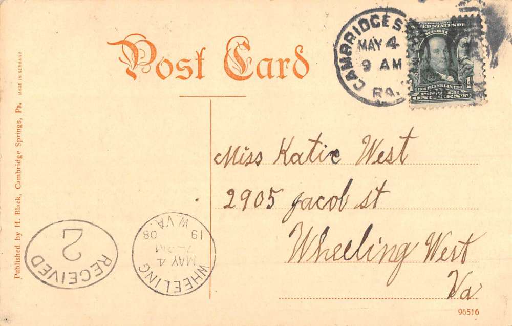 Cambridge Springs Pennsylvania Frosty Morning French Creek Postcard K90021 - Image 2