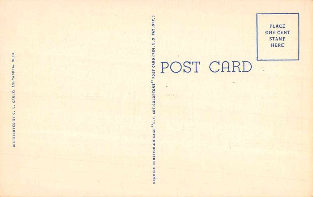 Geneva Ohio Broadway And Main Street Scene Antique Postcard K90206 - Image 2