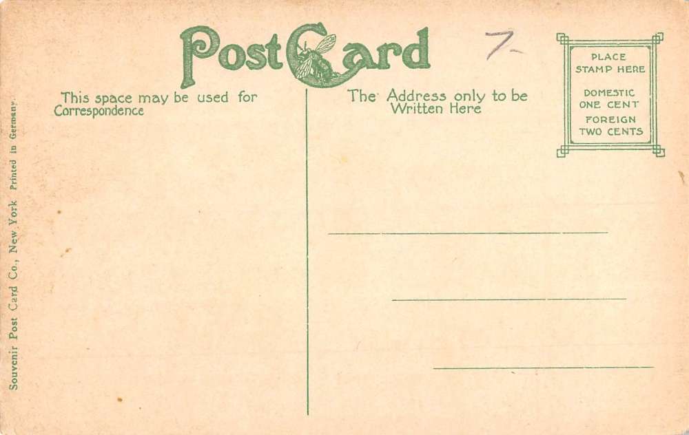 Fairmont West Virginia Second Ward School Street View Antique Postcard K91988 - Image 2