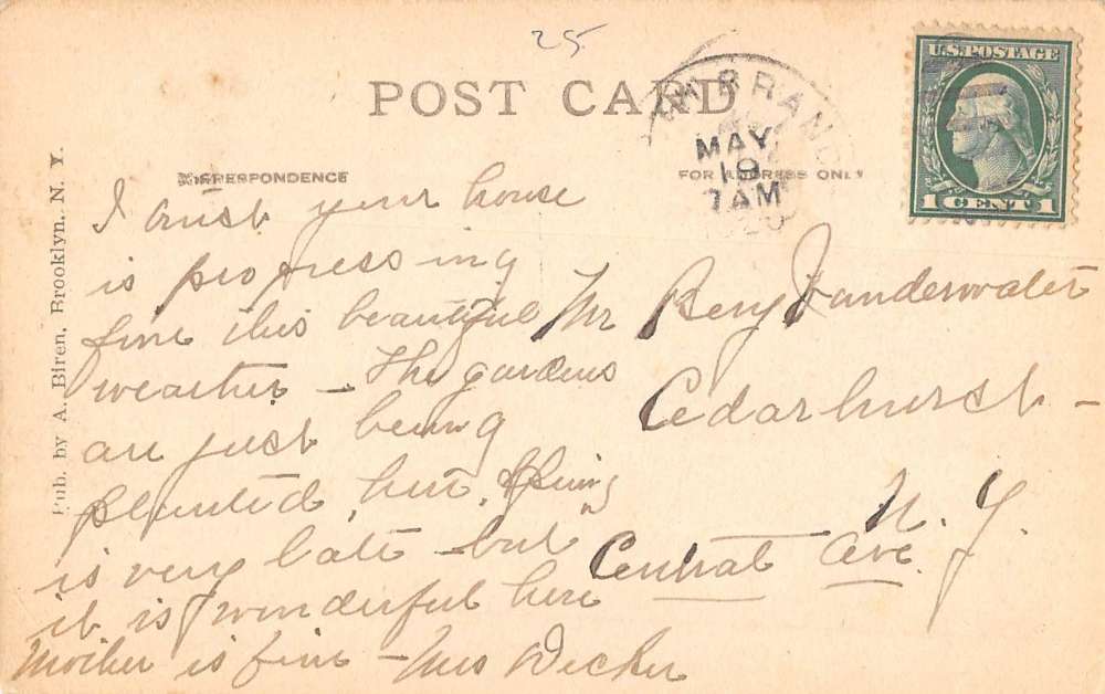 North Branch New York Rapids Waterfront Antique Postcard K92657 - Image 2