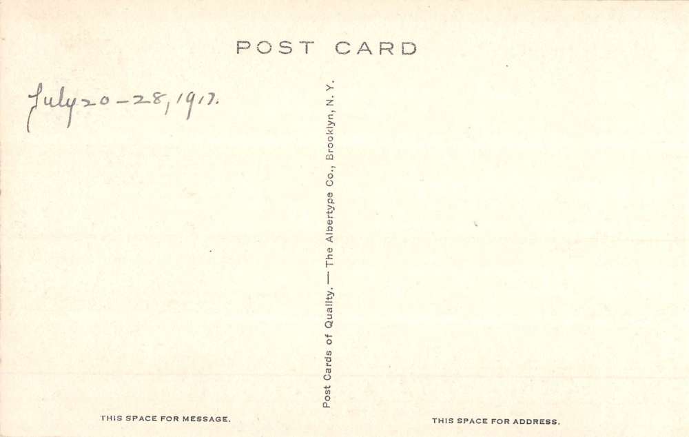 Shelter Island Heights New York Bend In Road Scenic View Antique Postcard K92894 - Image 2