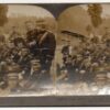 Japan Japanese Military Soldiers Drinking Tea Eating Rice Stereoview J76764