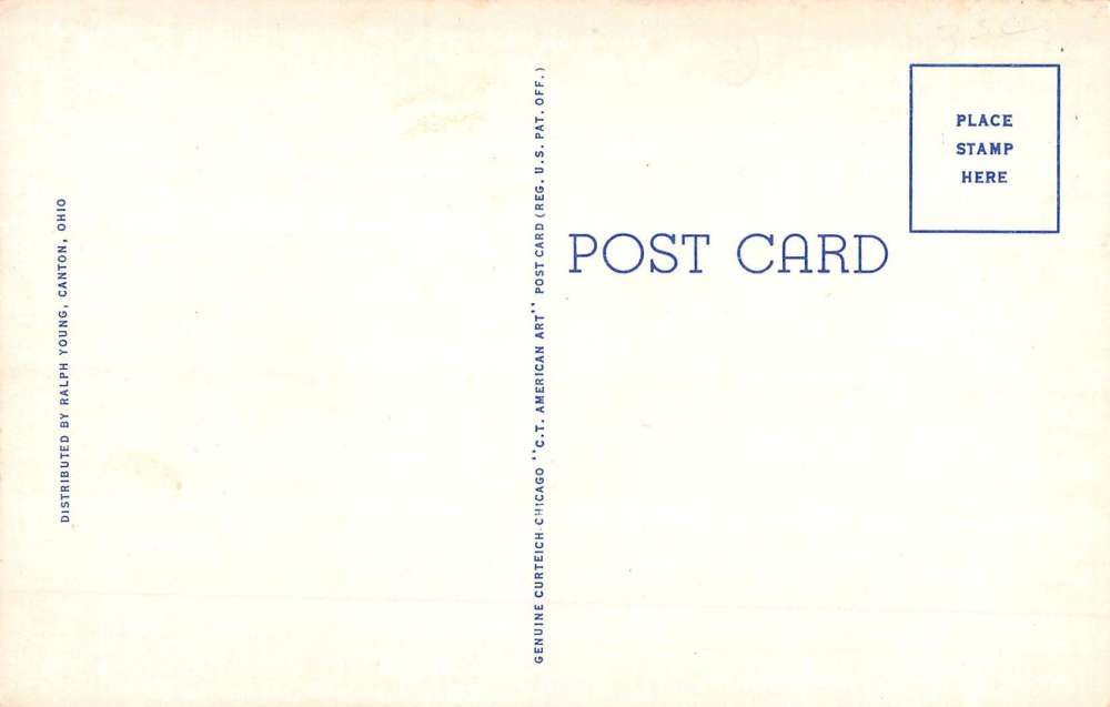 New Philadelphia Ohio Public Square High Street Antique Postcard K93946 - Image 2