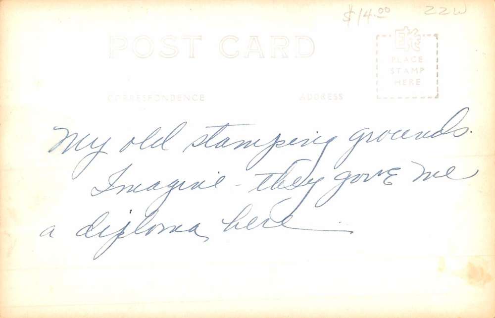 Crescent City California High School Real Photo Antique Postcard K94443 - Image 2