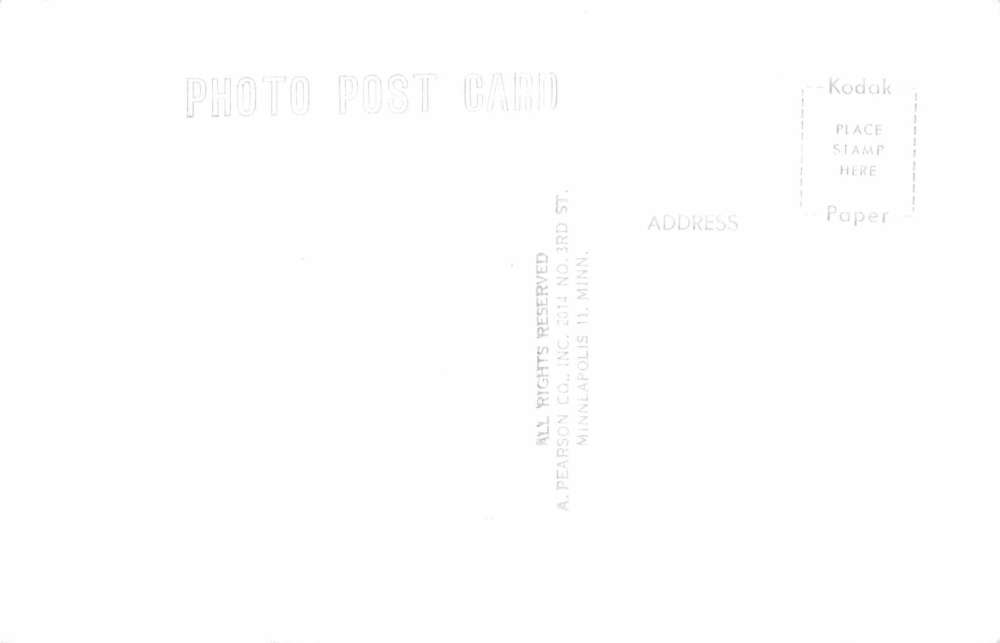 Olivia Minnesota Renville Hospital Real Photo Antique Postcard K96328 Mary L. Martin Ltd