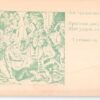 Religious Greetings Nativity Scene Antique Postcard J77590