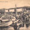 Arkhangelsk Russia Fisherman Fishing Pier Scene Antique Postcard J77918